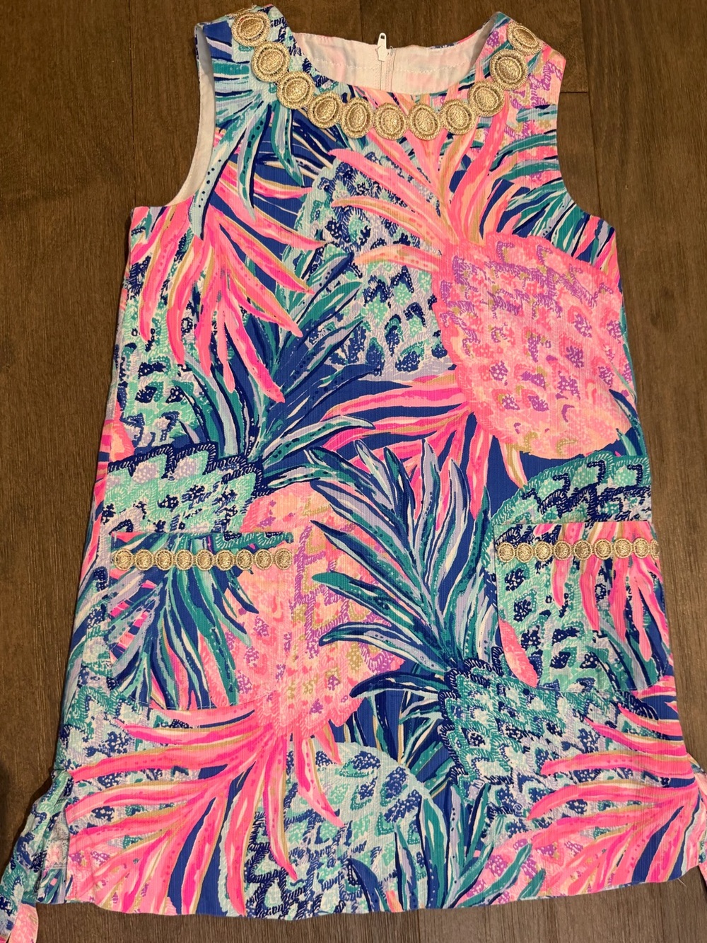 Size 7  Lilly Pulitzer Kids "Little Lilly" classic shift